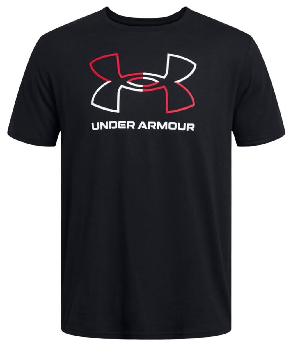 Мужская теннисная футболка Under Armour Men's Foundation Short Sleeve - черный