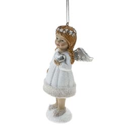 GAEM Фигурка декоративная подвесная "Ангел", L7 W5 H12 см, 2в.