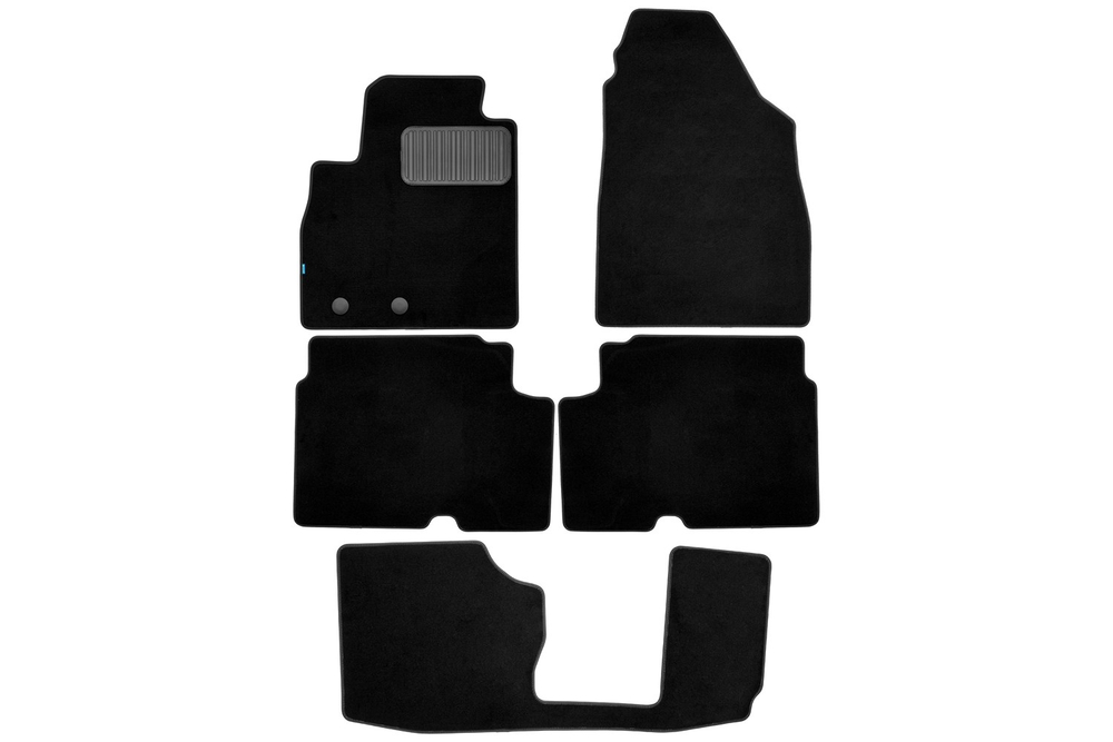 Коврики в салон для Jetour X90 Plus 2023-, кроссовер, 5шт. (текстиль) KLEVER0312700122110KH