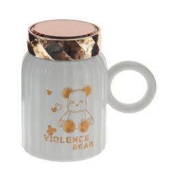 GAEM Кружка с крышкой, 500 мл, L14 W9 H13 см, 4в.