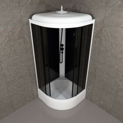 Душевая кабина Triton Грэй В 90x90 (черный)