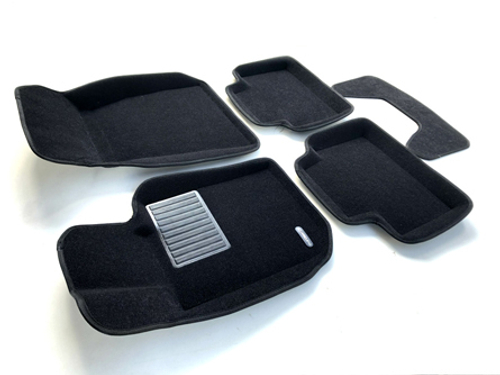 Коврики салона для BMW 3 (G20) (2019-) Euromat 3D Business черные. Арт. EMC3D-001225