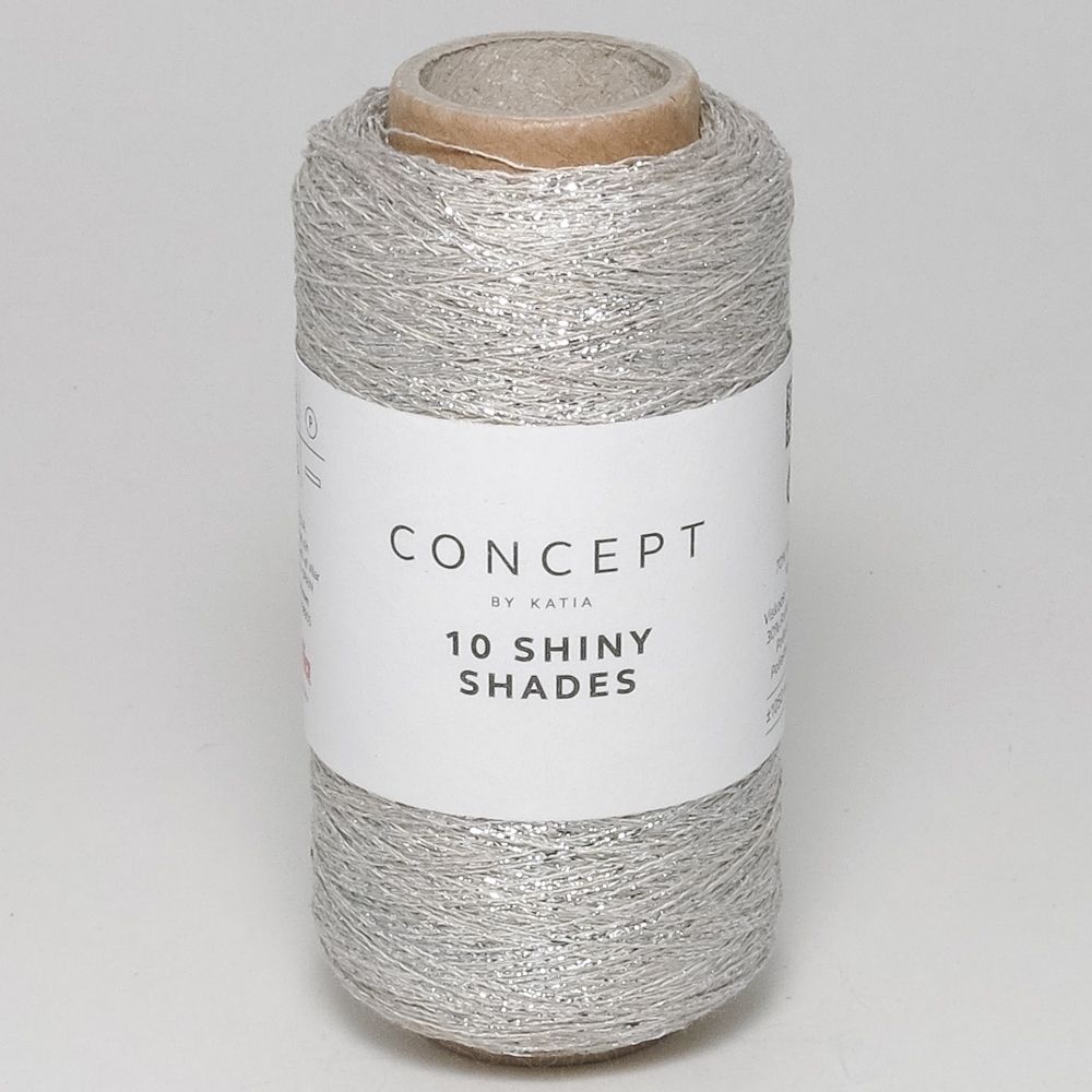 Пряжа KATIA Concept 10 Shiny Shades (20/Белый)