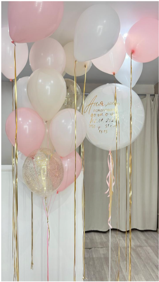 Шары на выписку №341