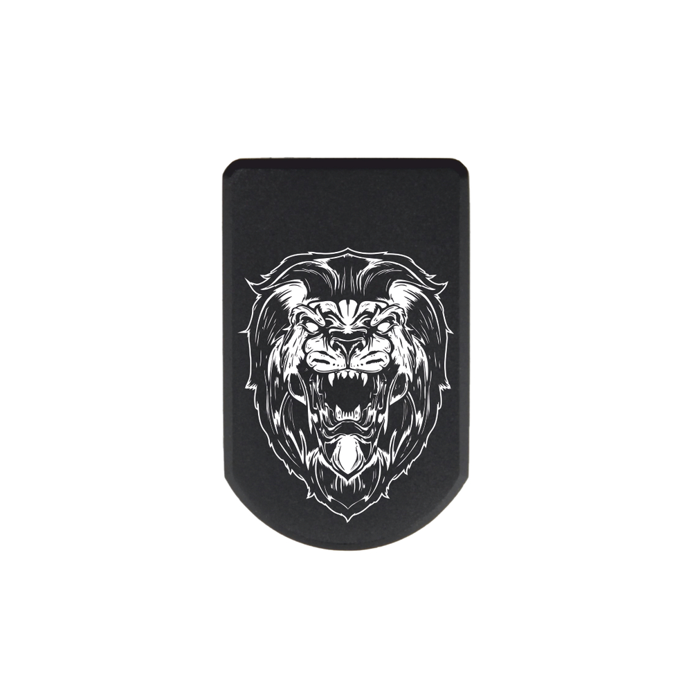 Пятка +3 патрона для магазинов Grand Power, ПЛК, CZ, Tanfoglio с гравировкой Лев