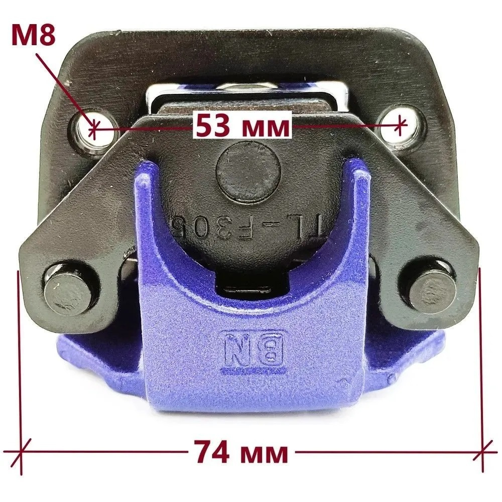 Суппорт калипер тормозной дисковый гидравлика фиолетовый для велосипеда