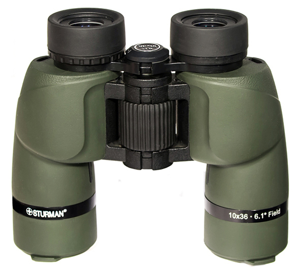 Бинокль STURMAN 10x36, зеленый