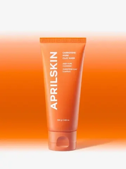 APRILSKIN 3-минутная очищающая глиняная маска для сужения пор Carrotene Pore Clay Mask 100 гр