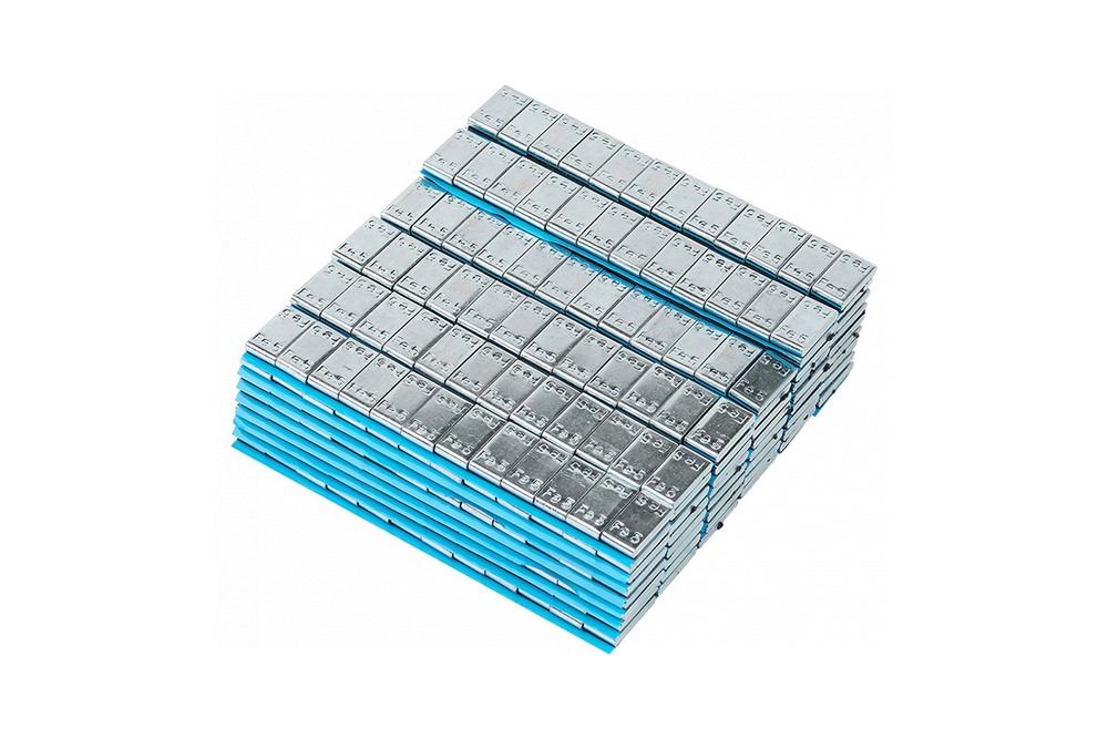 NORDBERG (W5FS2) Грузики самоклеящиеся (12х5 г) Fe квадратные L=12 см, 50 лент