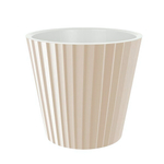 Горшок для цветов InGreen Sand D230мм, 5,8л c дренажной вставкой молочный шоколад