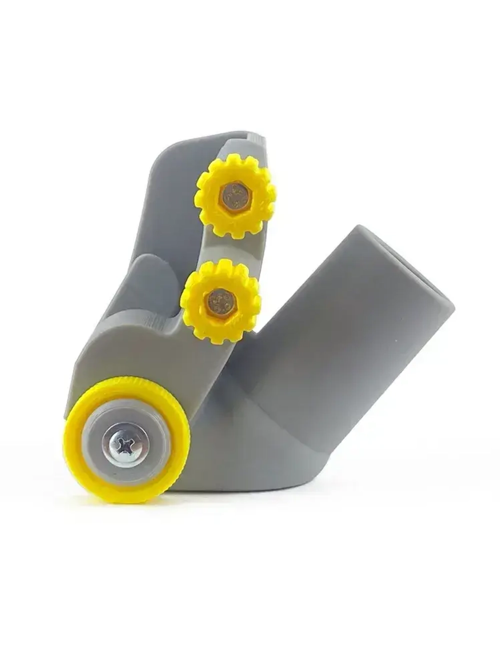 Пылеотвод усиленный с зажимами для болгарки 125, 115, 150. Пылеуловитель для УШМ. Насадка для сбора пыли.