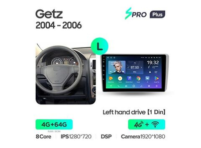 Магнитола Teyes SPRO Plus 4-64 Hyundai Getz 1 2004-2006 9.0" 1DIN