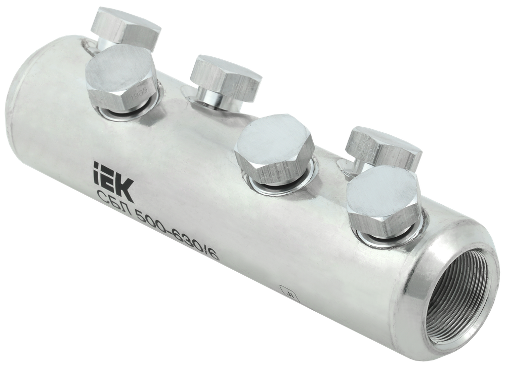 Соединитель болтовой луженый СБЛ 500-630/6 IEK