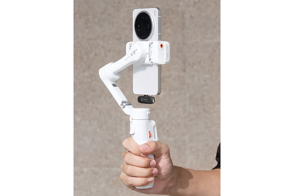 Стабилизатор трехосевой HOHEM iSteady V3 Ultra, белый