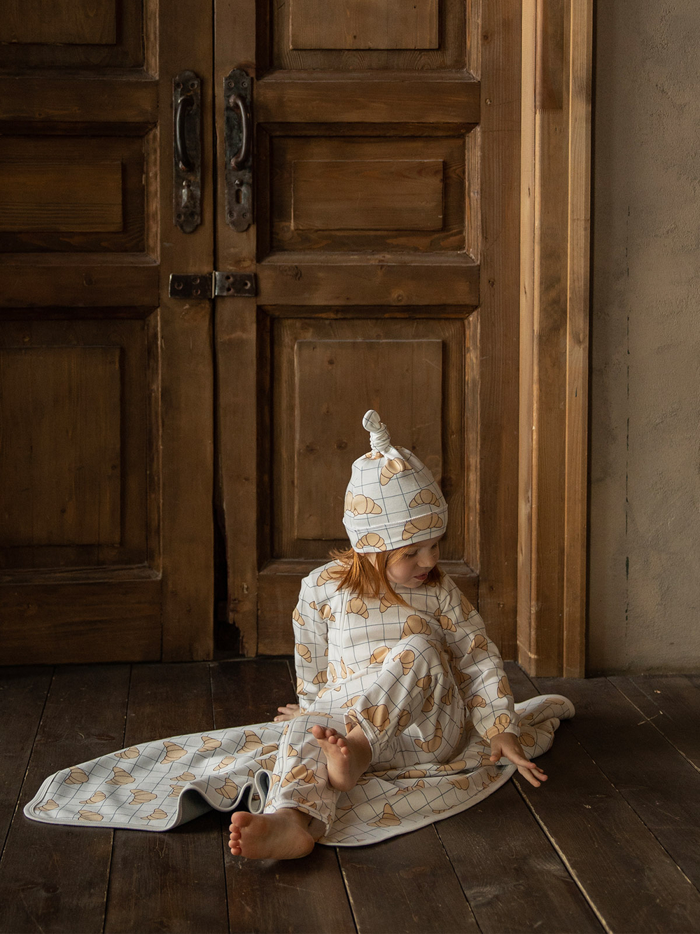 Комбинезон Mjölk Круассаны, на окантовке, уценка