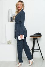Костюм "Дениза" (синий в полоску) К4070 LT Collection