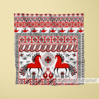 Платок с принтом 