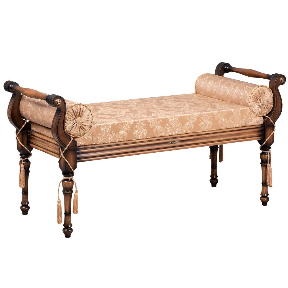 Банкетка Флоренция Орех(Д) Каледония Даймонд Мокка