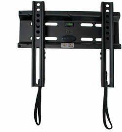 Кронштейн для телевизора Kromax FLAT-5 черный 15"-47" макс.35кг настенный фиксированный (26011)