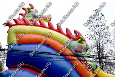 Коммерческий надувной батут "Змей Горыныч 2" 13*6*10