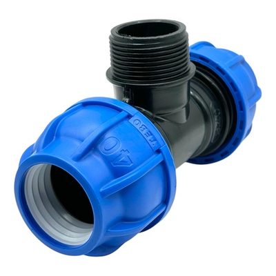 Тройник TEBO переходной 40x1 1/4" наружная резьба