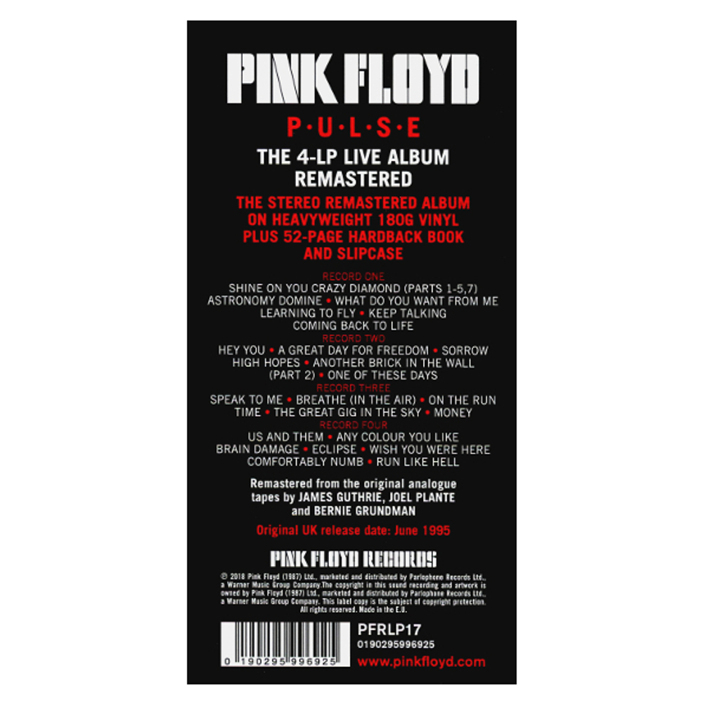 Pink Floyd / Pulse (4LP)