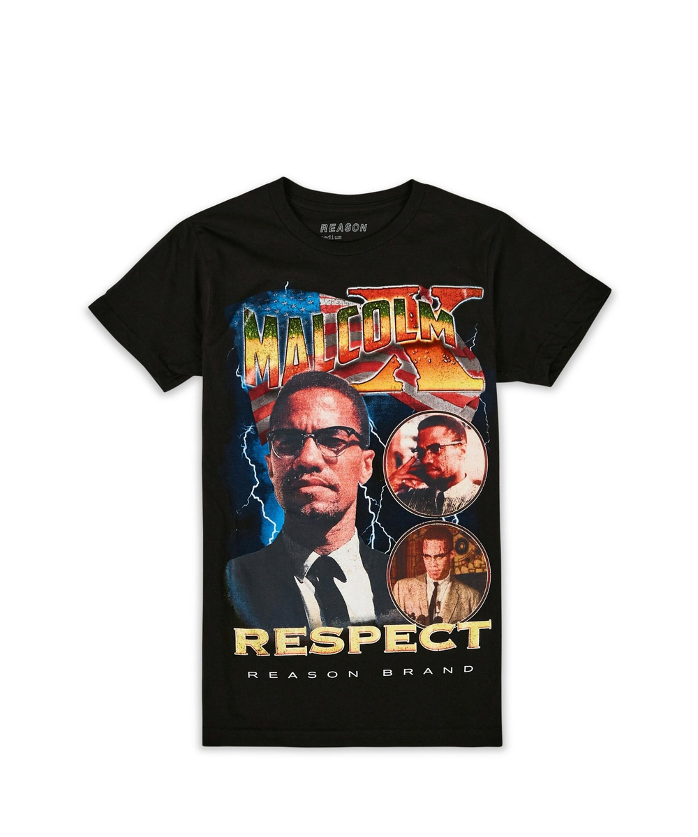 Мужская футболка Malcolm X Respect