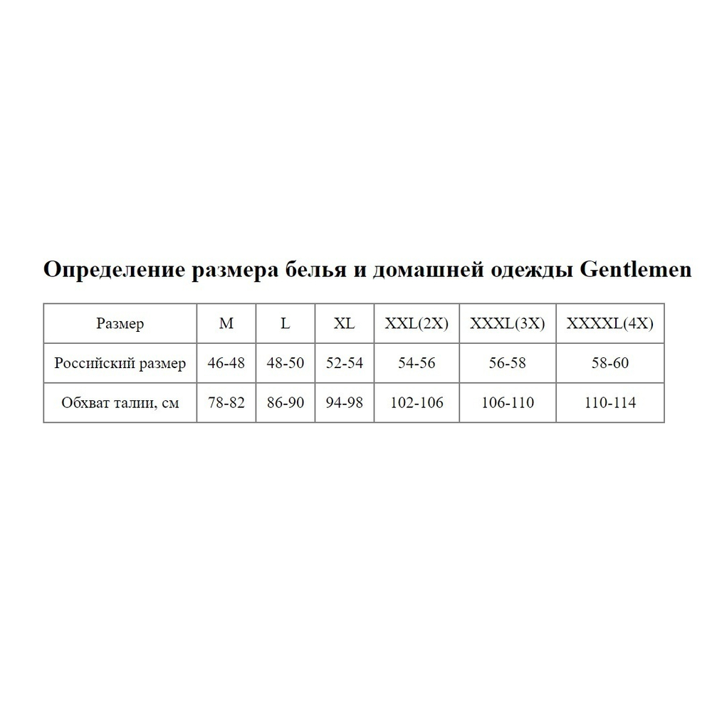 Хлопковые трусы-боксеры с рисунком-клеткой (Размер: XXL)