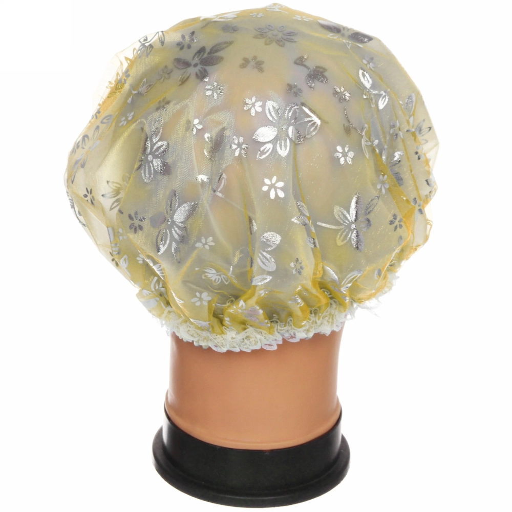 Шапочка для душа «Ультрамарин - Адель» текстиль, микс 3 цвета, d-25см