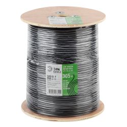 Кабель витая пара ЭРА SIMPLE F/UTP 4x2x24AWG Cat5e CU PE OUTDOOR 305 м | LAN-кабель витая пара F/UTP-Cu