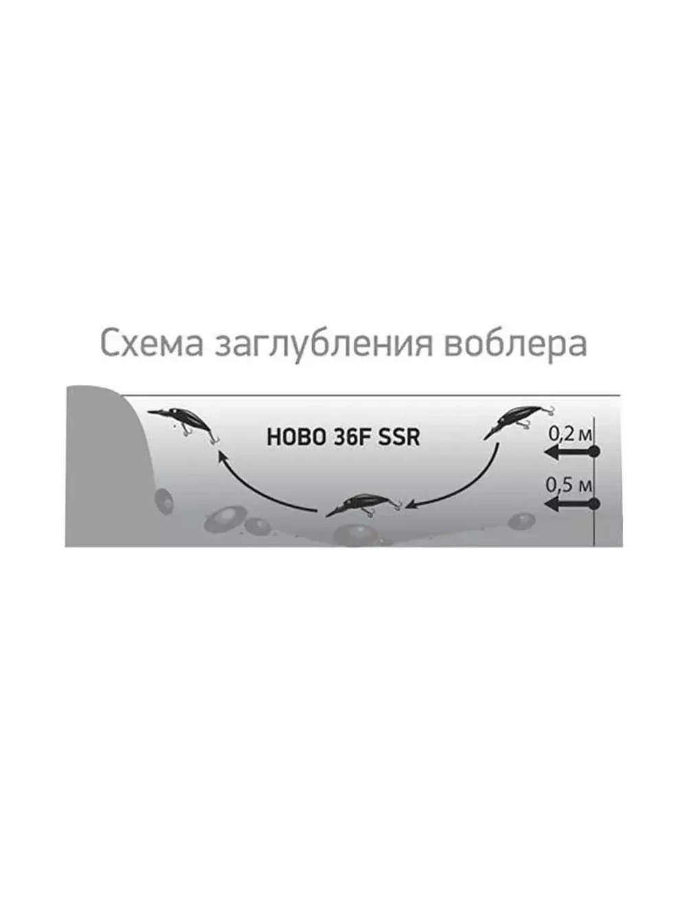 Воблер для рыбалки  HOBO 36F SSR-104 3,5g