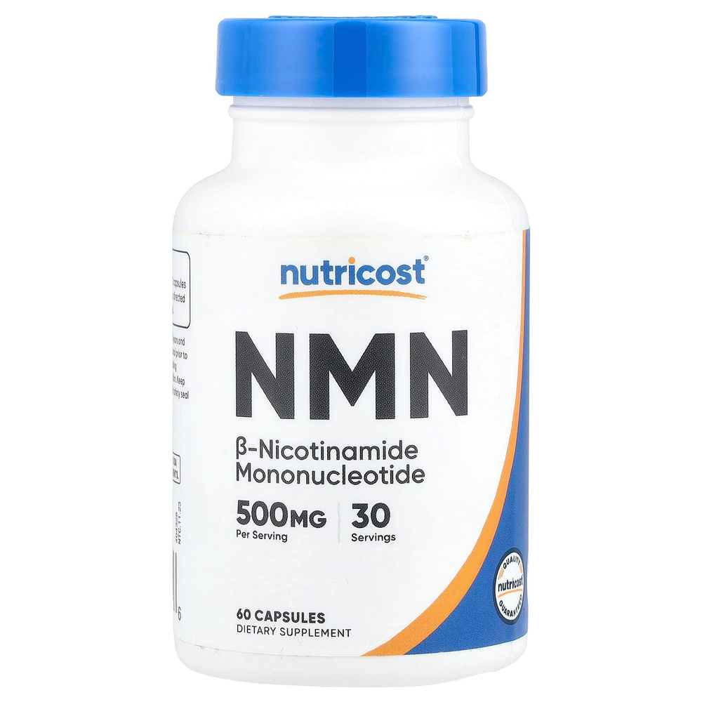Nutricost, NMN, 60 капсул (250 мг на капсулу)