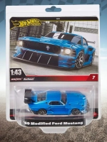 Машинка Хот Вилс Премиум 69 Modified Ford Mustang HWT04