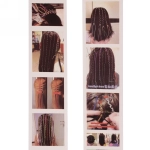 Афрокосички на резинке «Фантазия» 42 см, 10гр (4 шт), Мультицвет