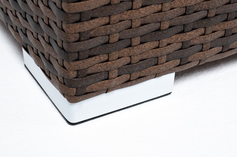 Лунго, кашпо для цветов большое плетеное