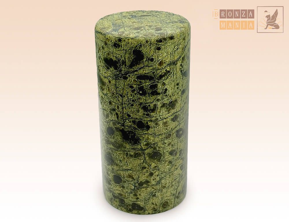 подставка круглая из змеевика D50, H100