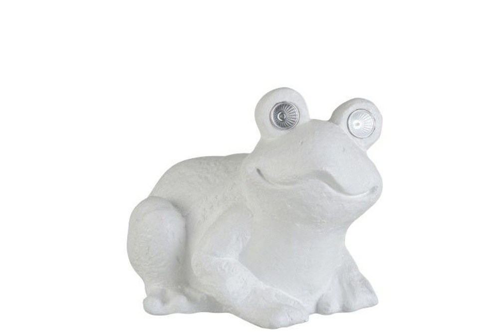 Декор с солнечными батареями "Лягушка" 31х29х37см