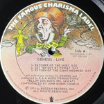 Genesis ‎– Live (США 1974г.) Promo
