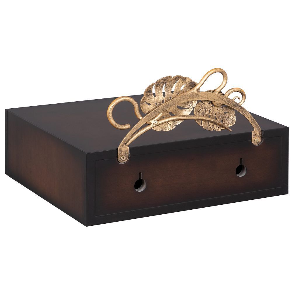 Тумба прикроватная Monstera Deliciosa (Монстера) подвесная Каштан