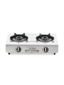 Плита газовая NaMilux NA-DS4136APS 2 конфорки 60 см (под бытовой баллон)