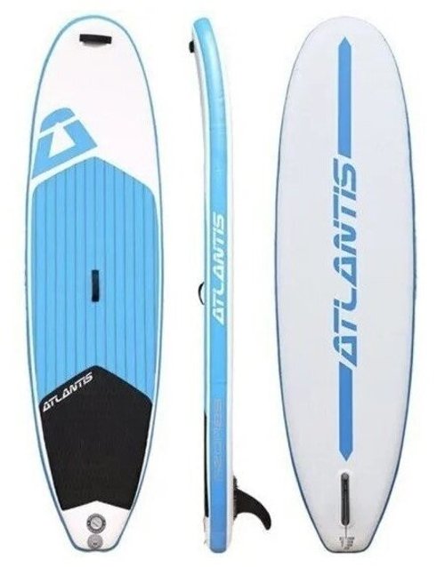 SUP доска ATLANTIS Azores 10,6" надувная, drop-stich технология синий