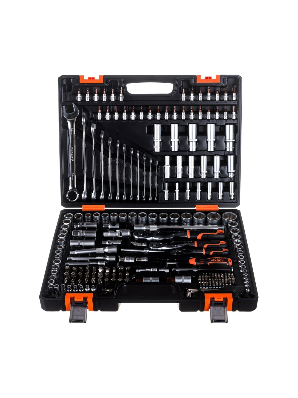 Набор автомобильного инструмента Gigant 216 предметов, Сталь Cr-V, GAS 216