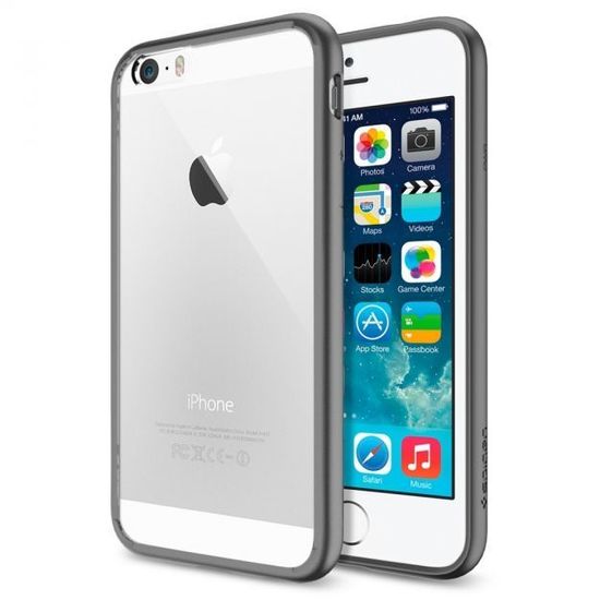 Sgp Spigen Case Ultra Hybrid Gunmetal SGP10950 - Противоударная накладка для iPhone 6 / 6S