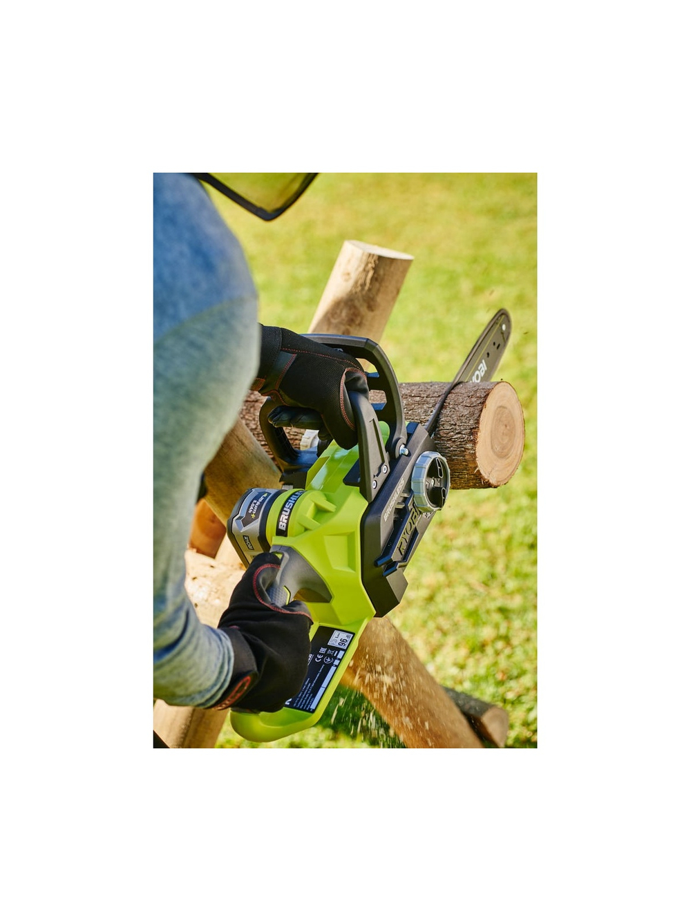 Бесщеточная аккумуляторная цепная пила Ryobi ONE+ OCS1830  без аккумулятора в комплекте 5133002829