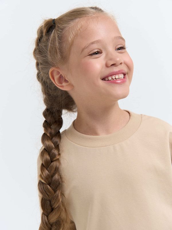 Платье с хлопковой юбкой 