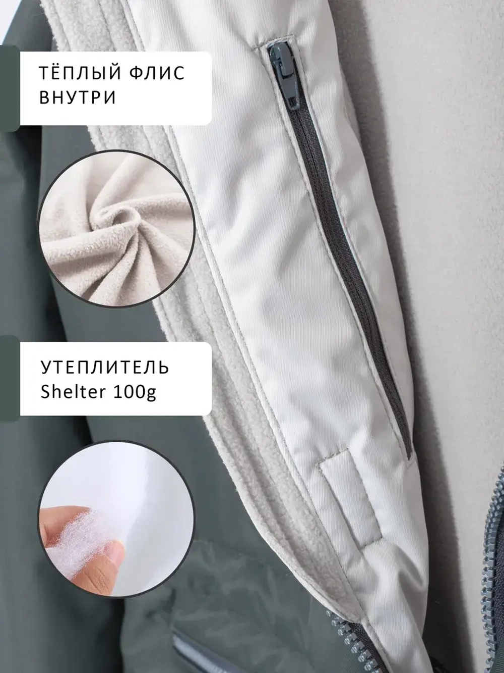 Куртка парка демисезонная мембрана