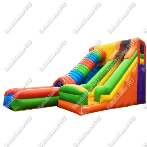 Надувная водная горка для бассейна «Красочный спуск» 12*6*6 м