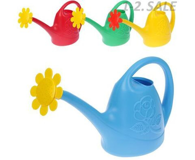 Лейка Радиан с длинным носиком, 1.5 л, с рассеивателем, носик d 16 мм, МИКС