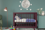 Кроватка детская Lillaland Lilla Aria с маятником Italian Plum