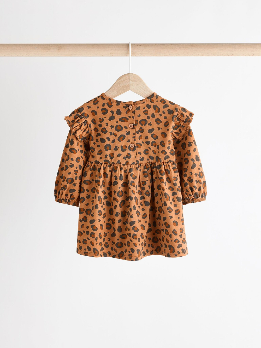 Платье для девочки Next B30-755, 2 шт, Коричневый, Бежевый